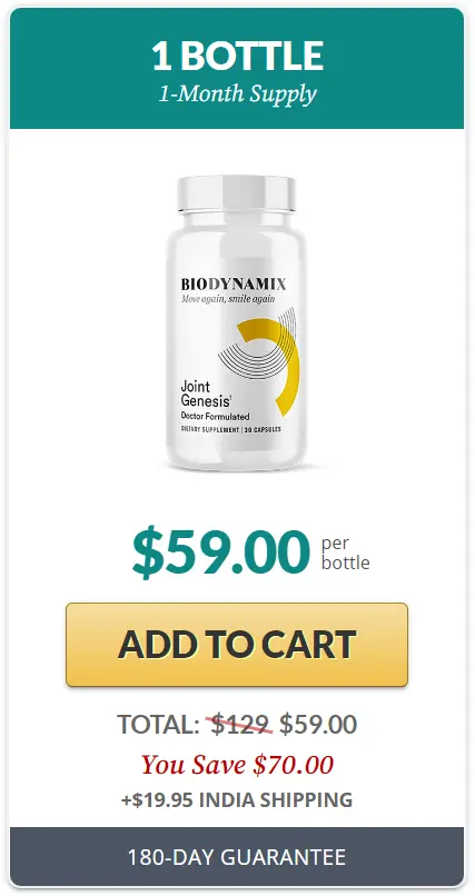 JointGenesis 1 bottle package